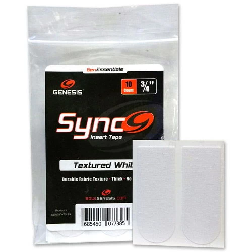 Genesis Sync White 3/4" Insert Tape 10ct 3 Genesis Sync White 3/4" Insert Tape 10ct