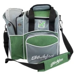 KR Strikeforce Flexx Single Tote Grey/Green -Bowling Equipment Store 3ff83c90 50e9 4446 a121 f5c4e08922ff