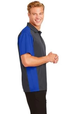 Sport-Tek Mens Colorblock Micropique Sport-Wick Polo Grey/Royal 8 Sport-Tek Mens Colorblock Micropique Sport-Wick Polo Grey/Royal -Bowling Equipment Store 5c306077 2fc8 4da2 9ec0 ab1767b82790