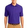 Port Authority Mens Silk Touch Polo Shirt Purple