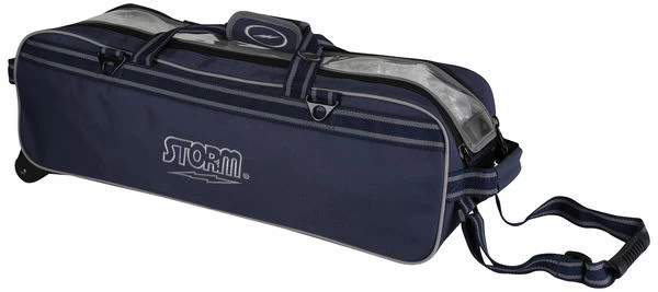 Storm 3 Ball Tournament Travel Roller/Tote Navy 3 Storm 3 Ball Tournament Travel Roller/Tote Navy