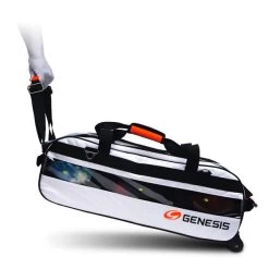 Genesis Sport Triple Roller/Tote White -Bowling Equipment Store 6982d5b5 e51f 4f0d 930d f38720d7cd99