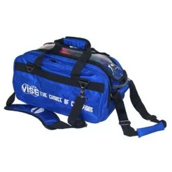 VISE 2 Ball "Clear Top" Tote Roller Blue