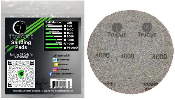 CtD TruCut 4000 Grit Sanding Pad 3 CtD TruCut 4000 Grit Sanding Pad