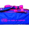 Vise 3 Ball Clear Top Roller/Tote Blue/Pink