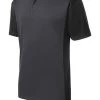 Sport-Tek Mens Colorblock Micropique Sport-Wick Polo Grey/Black -Bowling Equipment Store b34b7685 61c3 48ea bb76 d7a20421c5b7