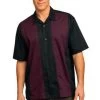 Port Authority Retro Camp Shirt Black/Burgundy -Bowling Equipment Store c14bd02d aa8c 40ee 82d8 e5925a7c8788