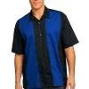 Port Authority Retro Camp Shirt Black/Blue