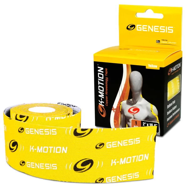 Genesis K-Motion Tape Roll Yellow 3 Genesis K-Motion Tape Roll Yellow