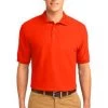 Port Authority Mens Silk Touch Polo Shirt Orange