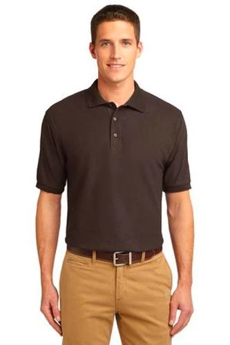 Port Authority Mens Silk Touch Polo Shirt Coffee Bean 3 Port Authority Mens Silk Touch Polo Shirt Coffee Bean