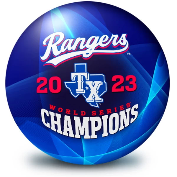 OnTheBallBowling 2023 MLB World Series Champion Texas Rangers Ball 3 OnTheBallBowling 2023 MLB World Series Champion Texas Rangers Ball